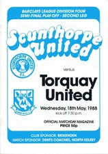 SCUNTHORPE UNITED v Torquay