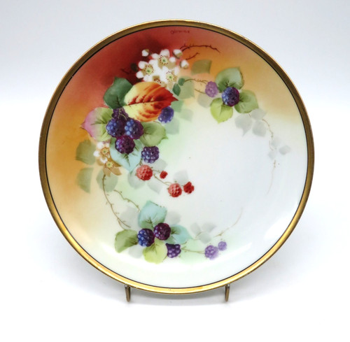 Vtg plate bavarian hand - bavarian,