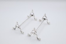 Antique Solid Silver Pair of