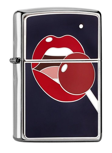 Lollipop emblem navy zippo - lollipop,