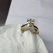 3 ct e vvs 2 oval lab grown