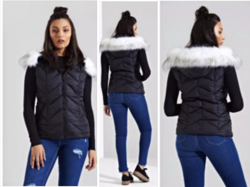 Women ladies black padded - women,