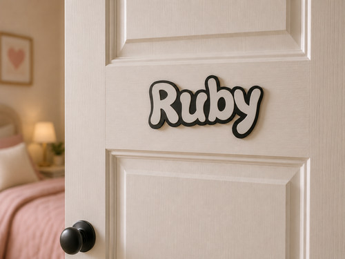 Personalised name sign plaque - personalised,