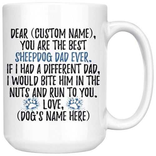 Personalized sheepdog gift - personalized,