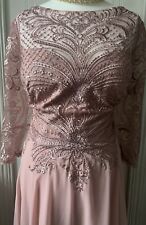 Stunning Veni Infantino NWT  Dress Pink/Blush Size 22