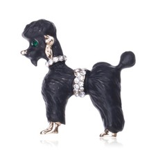 Art Deco Style Enamel Crystal