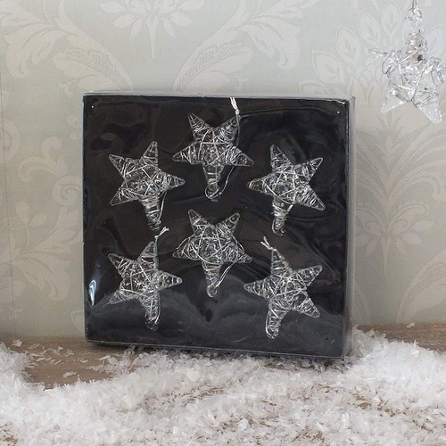 Set glass stars - 6,