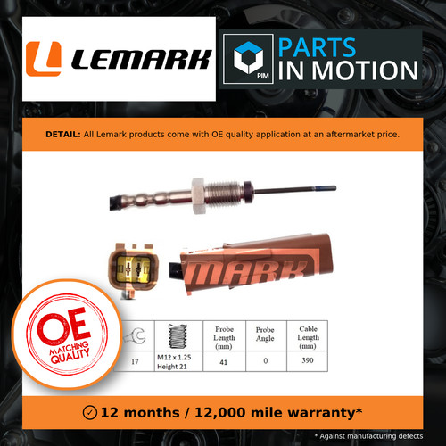 Exhaust temperature sensor - exhaust,