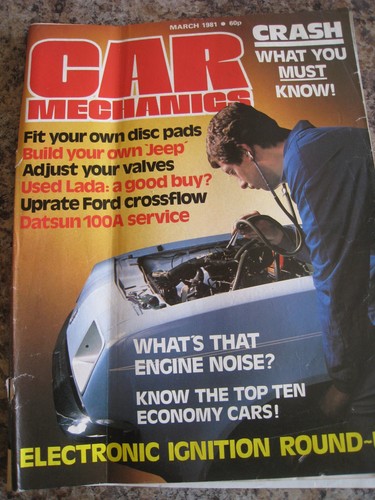 Car mechanics mar 1981 - mechanics, disc
