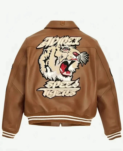 New avirex bomber - new, leather
