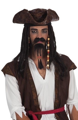 Pirate moustache and beard - pirate,