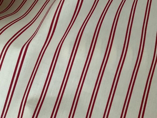 French stripe cotton fabric - cotton,