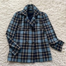 Leilian Check Double P Coat