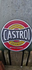 Aluminium Castrol Sign