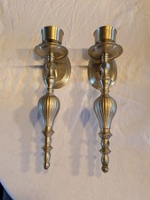 Vintage Brass Wall Candle