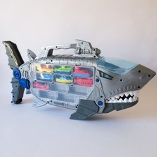 SHARK Toy Car Carry Case - Electronic Sounds Submarines Transporter