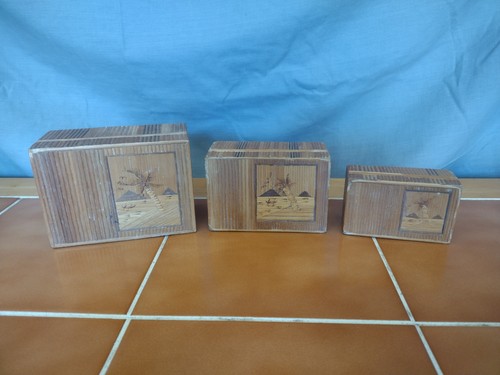 Vintage handcrafted nesting - handcrafted,