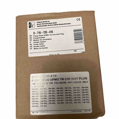 Worcester bosch sbi pump - worcester,