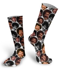 Bob Ross Faces Socks