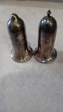 ANTIQUE SALT & PEPPER POTS. VERY UNUSUAL. 