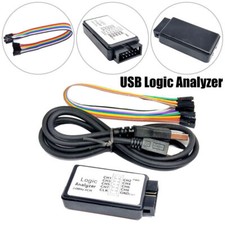 24MHz 8 Channel USB Logic Analyzer 8 CH Logic Analyzer For MCU ARM FPGA UK