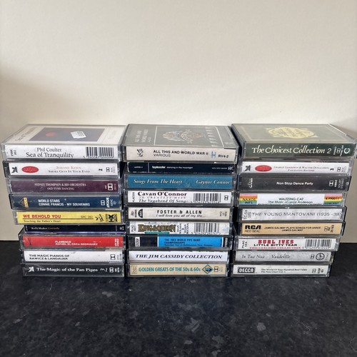 Vintage cassette tapes job lot - cassette,