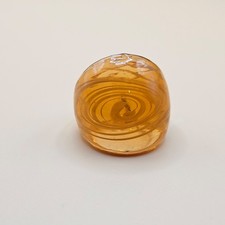 Chunky Yellow Murano Style Art