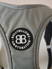 BullyBillows Step in Dog Harness  XS-M Breeds - Grey Chest Girth 53cm to 58cm