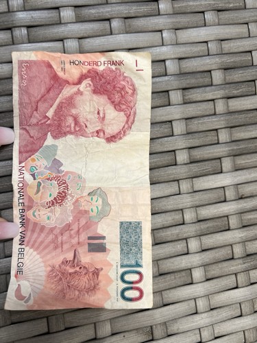 100 belgian franc banknote - 100,