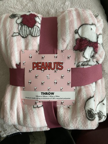 Peanuts snoopy fleece throw - snoopy,