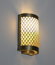 Moroccan brass wall sconce - moroccan,