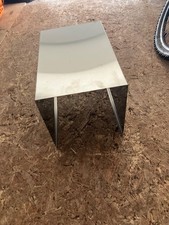 Hood extractor fan column silver