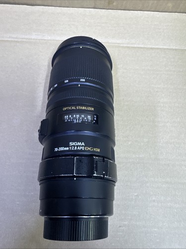 Sigma 200mm ex - 70-200mm, f/2.8