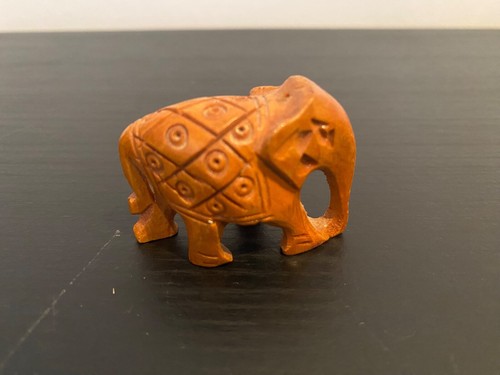 Decorative wooden elephant - wooden,