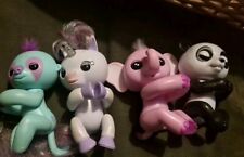 Fingerlings Bundle X 4 Including Gigi With Purple Hooves, Panda, Elephant SLOTH 