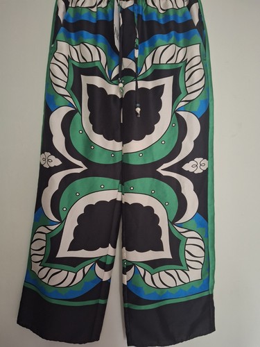 Zara palazzo trousers satin - palazzo,