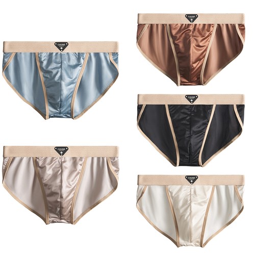 Men satin silk briefs - silk,