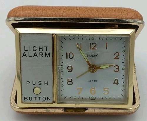 Coral travel clock - clock, alarm