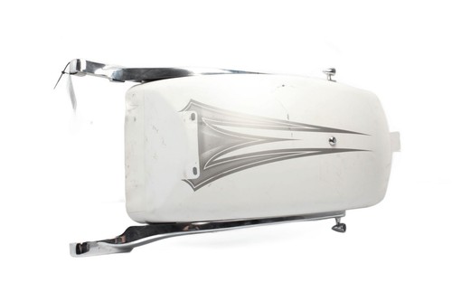Rear fender mud flaps - rear, chrome