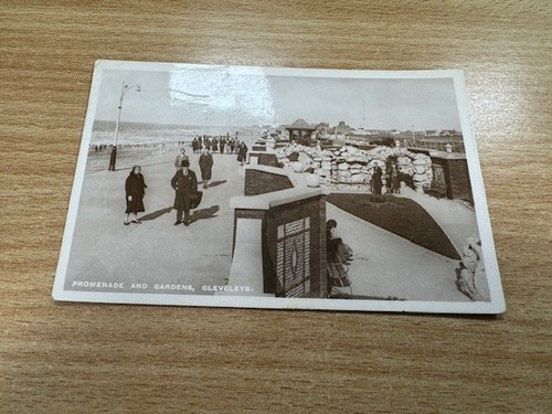 Postcard promenade cleveleys - -,