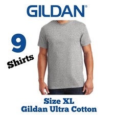 Gildan Mens Ultra Cotton Grey
