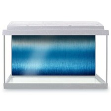 Fish Tank Background 90x45cm - Cool Blue Metallic Surface  #3831