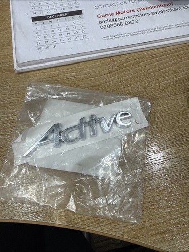 Genuine vauxhall active - vauxhall, badge
