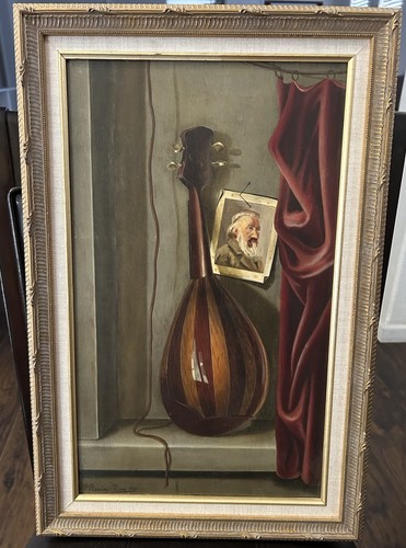Vintage oil painting - vintage,