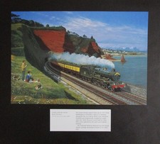 BARRY FREEMAN  10.70" x  7.20"  RAIL  PRINT  " THE ROYAL DUCHY "  READY TO FRAME