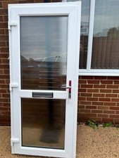 Hi Security UPVC Door In White