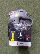 Flexi Giant Yellow Tape 10m Retractable Lead Large Max Dog 50kg Box Damage Only 