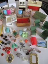 Vintage dolls house furniture - house,