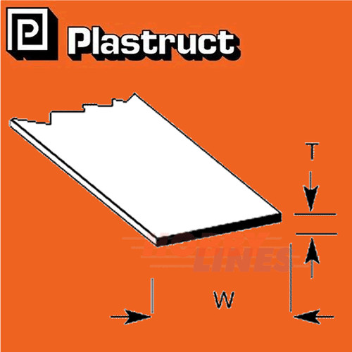 Clear white styrene - white, sheet