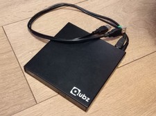 REDUCED! QUBZ External (Teac DV-28E) Slim 8X DVD-ROM Optical USB Laptop Drive